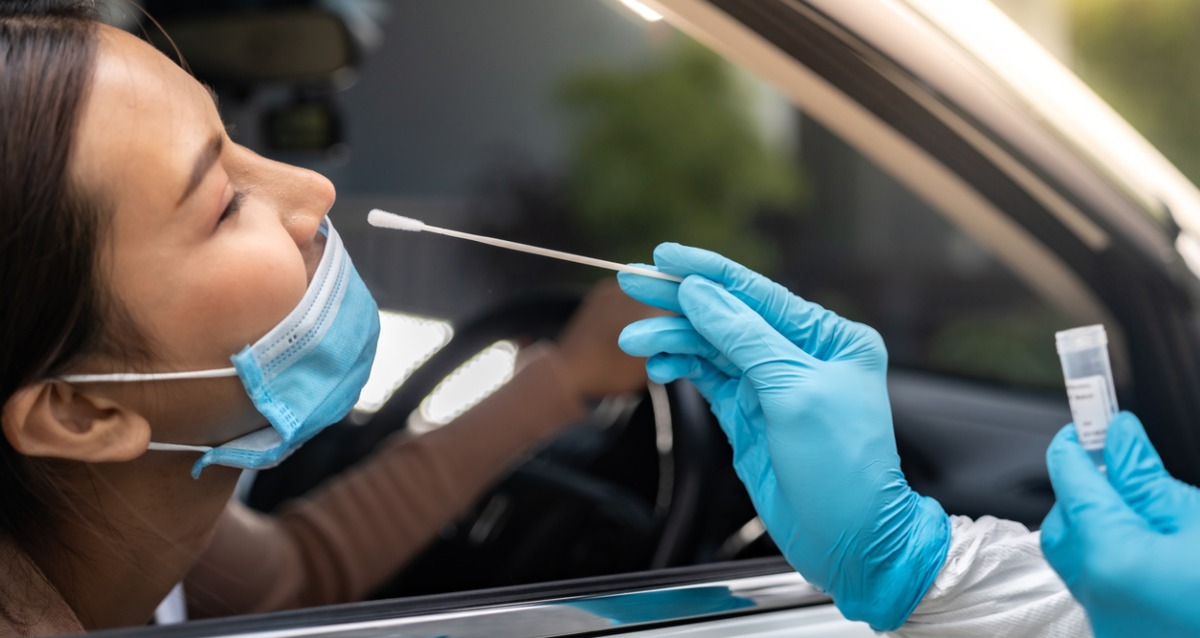 Drive-thru COVID test site opening near Arlington TX stadium