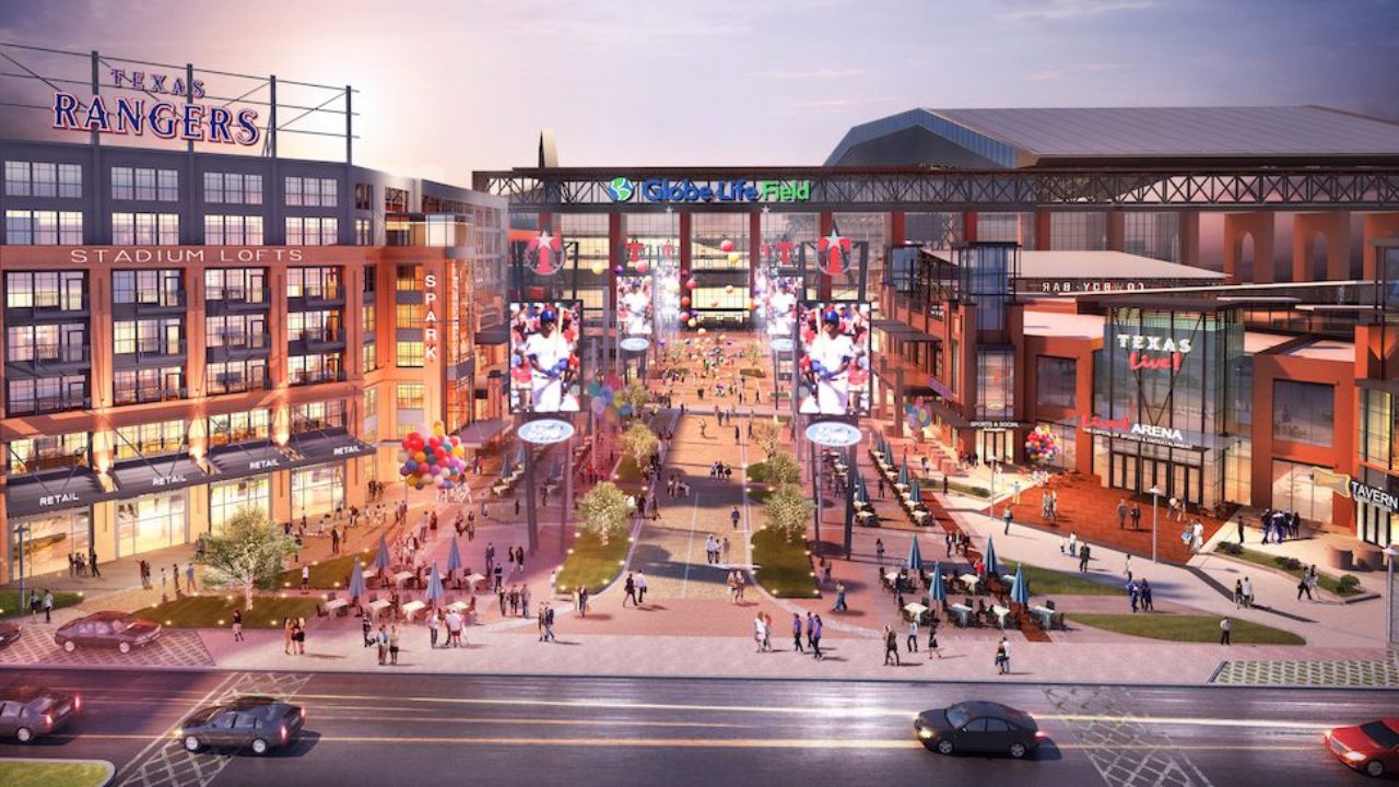 New Texas Rangers Ballpark Renderings Released